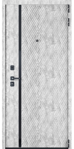 Металлическая дверь Дорио-Ромб